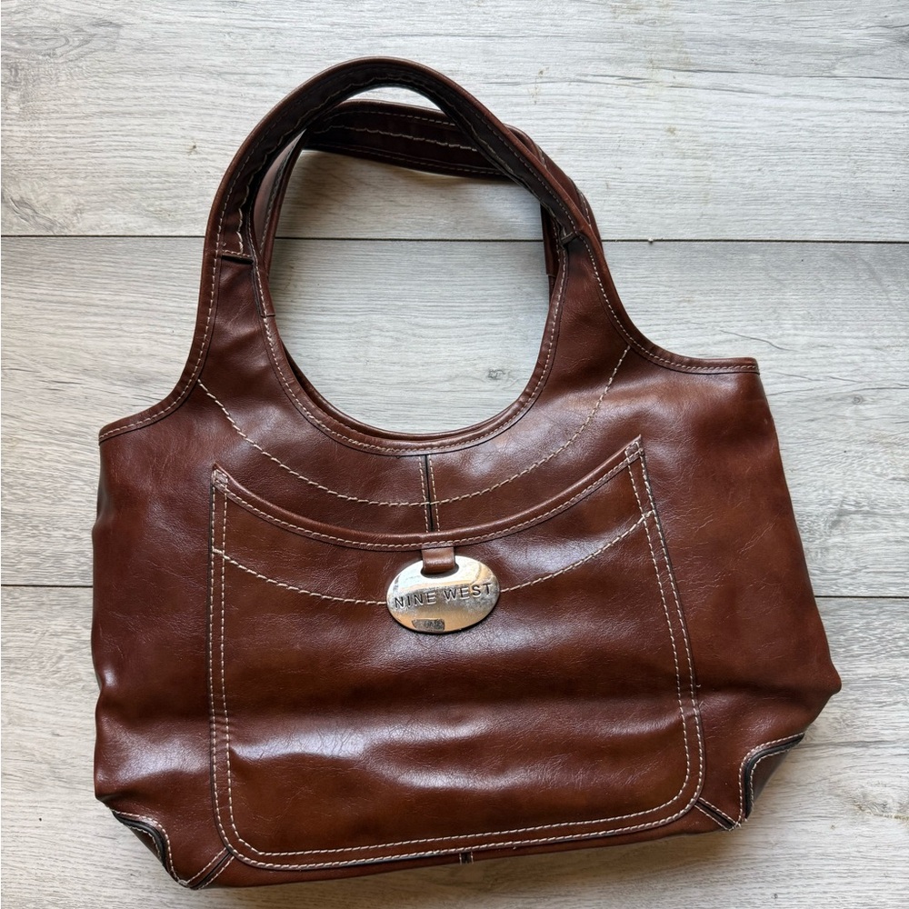 Nine West Chocolate Brown Shoulder Bag